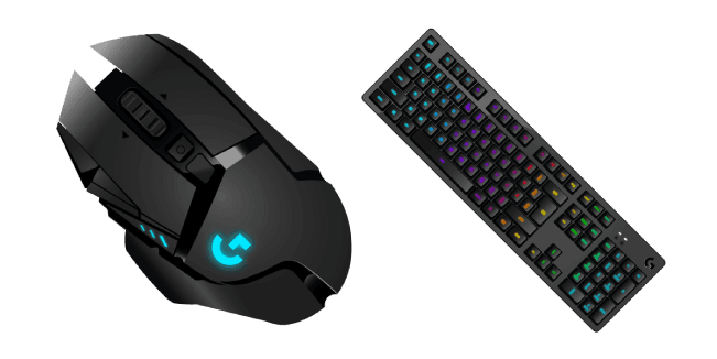 Logitech Gaming G502 Mouse and G513 Keyboardcustom cursor pack