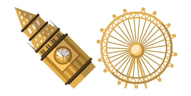 London Eye and Big Bencustom cursor pack