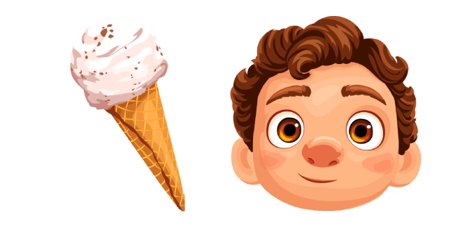 Luca Paguro and Gelato Ice Creamcustom cursor pack