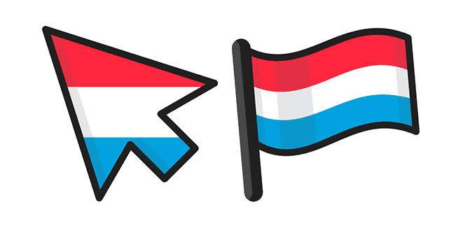 Luxembourg Flagcustom cursor pack