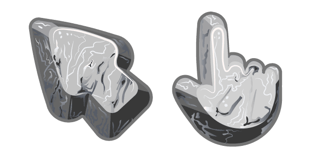 Materials Black Marblecustom cursor pack