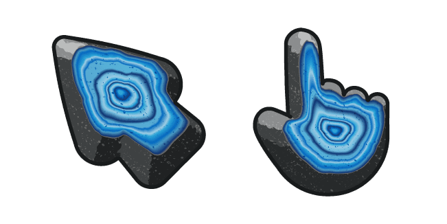 Materials Blue Agatecustom cursor pack