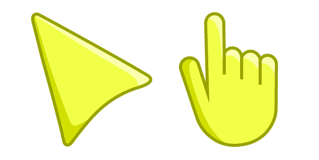 Maximum Yellowcustom cursor pack