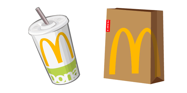 McDonald's Cola and Packagecustom cursor pack