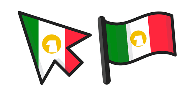 Mexico Flagcustom cursor pack