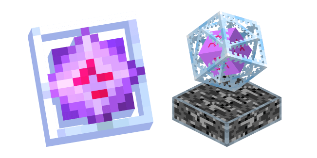 Minecraft End Crystalcustom cursor pack