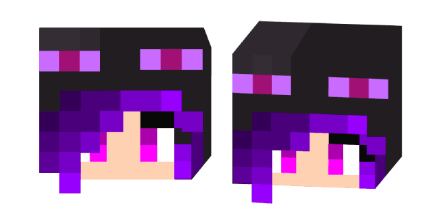 Minecraft Enderman Girlcustom cursor pack