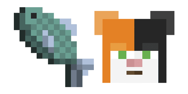 Minecraft Fishcustom cursor pack