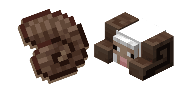 Minecraft Horned Sheep and Horncustom cursor pack