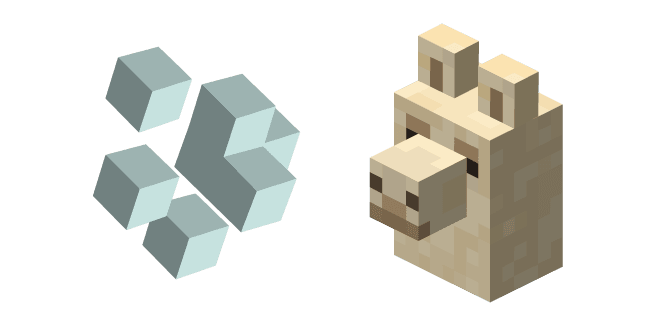 Minecraft Llama Spit and Llamacustom cursor pack