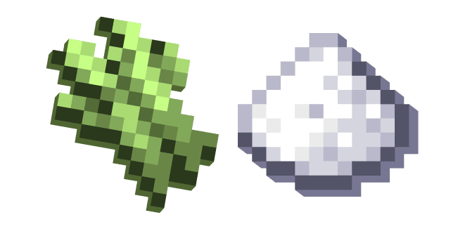 Minecraft Sugar Cane and Sugarcustom cursor pack