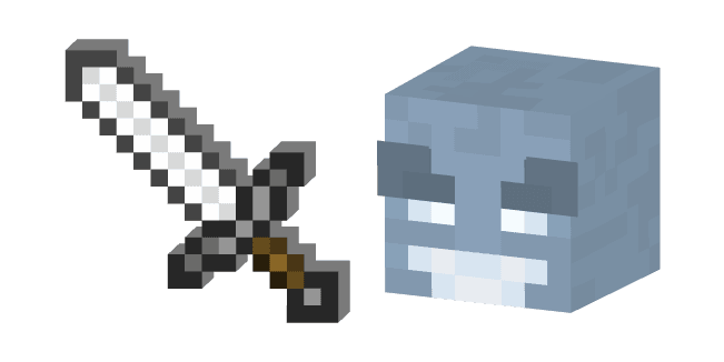 Minecraft Vex and Iron Swordcustom cursor pack