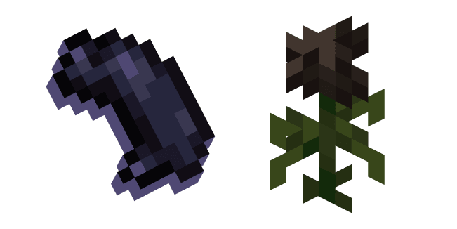 Minecraft Wither Rose and Black Dyecustom cursor pack