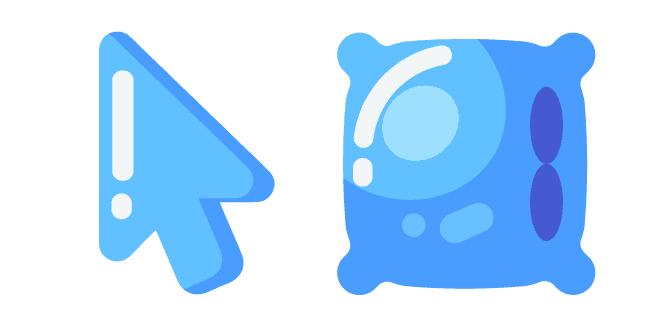 Minimal Blue Pillowcustom cursor pack