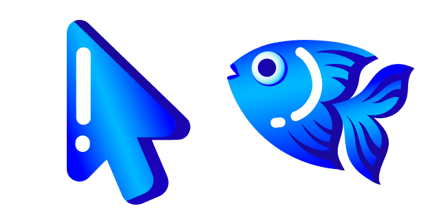 Minimal Bluefishcustom cursor pack