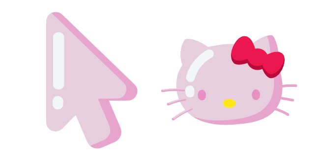 Minimal Hello Kittycustom cursor pack