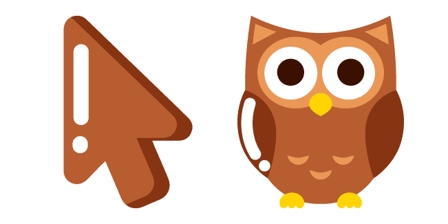 Minimal Owl custom cursor pack