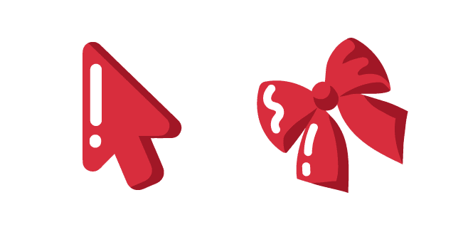 Minimal Red Bowcustom cursor pack