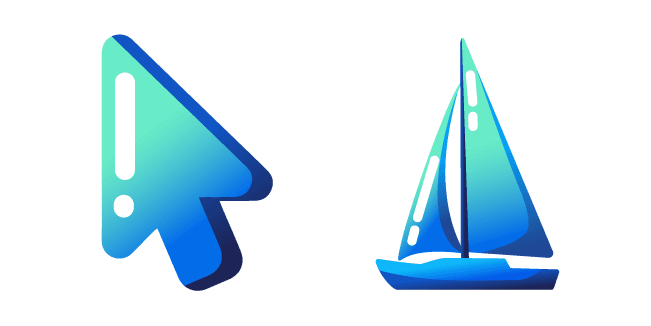 Minimal Sailboatcustom cursor pack