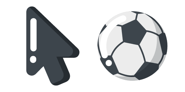 Minimal Soccer Ballcustom cursor pack