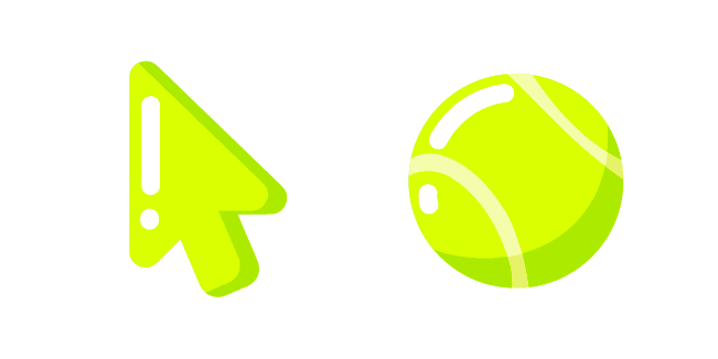 Minimal Tennis Ballcustom cursor pack