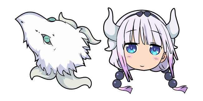 Miss Kobayashi's Dragon Maid Kanna custom cursor pack