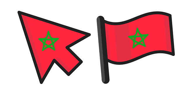 Morocco Flag Deletecustom cursor pack