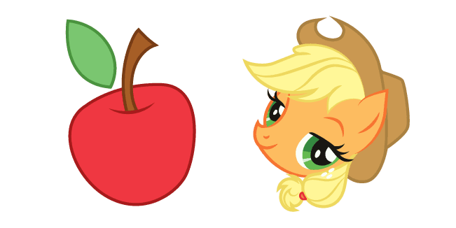 My Little Pony Applejack and Applecustom cursor pack