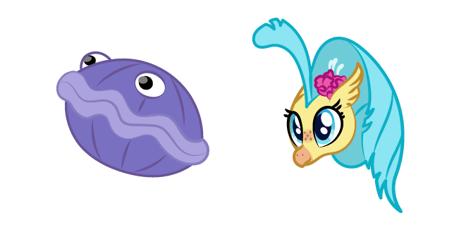 My Little Pony Princess Skystar and Shellycustom cursor pack