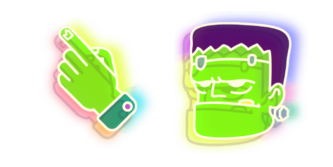 Neon Frankensteincustom cursor pack