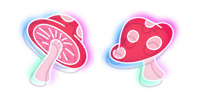 Neon Mushroomcustom cursor pack