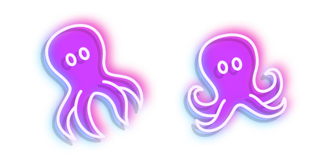 Neon Octopuscustom cursor pack