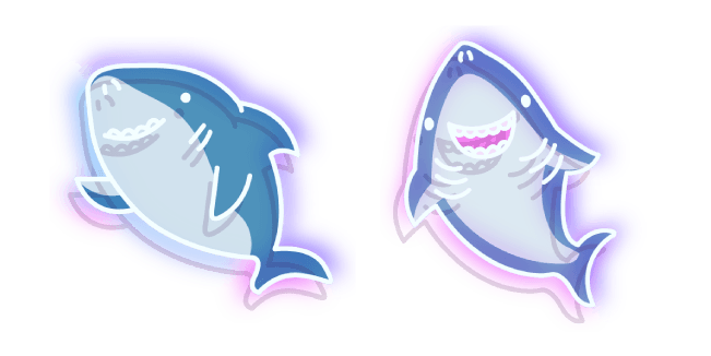 Neon Sharkcustom cursor pack