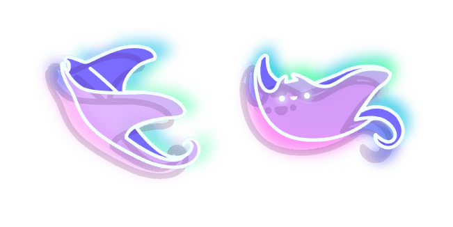 Neon Stingraycustom cursor pack