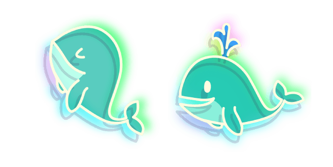 Neon Whalecustom cursor pack