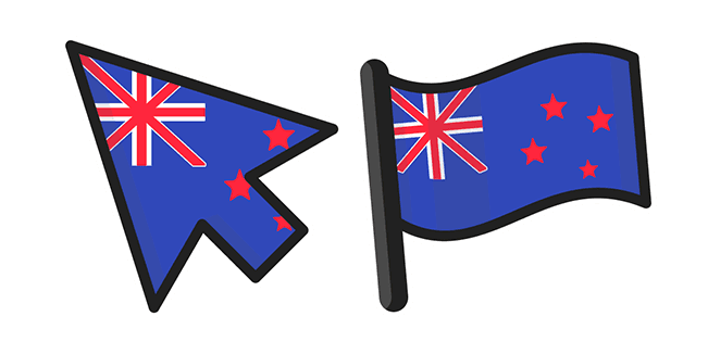 New Zealand Flagcustom cursor pack