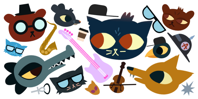 Night in the Woods cursor collection