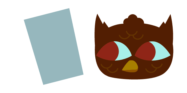 Night in the Woods Telezoft Dark-Brown Owl and Mugcustom cursor pack