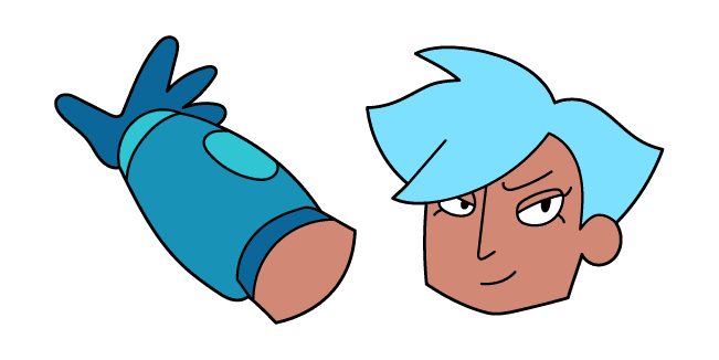 OK K.O.! Let's Be Heroes Blue Powercustom cursor pack