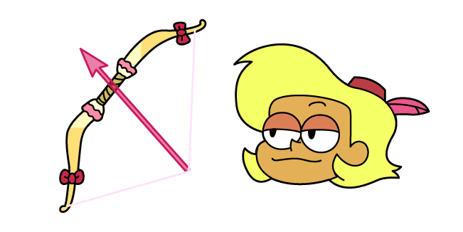 OK K.O.! Let's Be Heroes Elodie and Bowcustom cursor pack