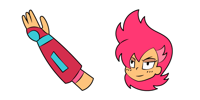 OK K.O.! Let's Be Heroes Red Actioncustom cursor pack