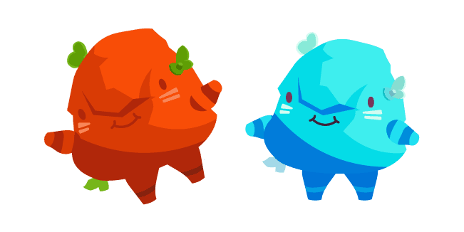 Ooblets Gopslop and Gleamy Gopslopcustom cursor pack