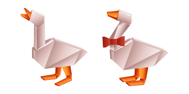 Origami Goosecustom cursor pack