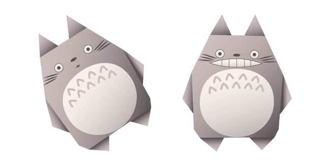 Origami My Neighbor Totoro Totorocustom cursor pack