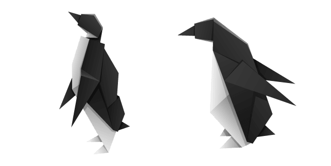 Origami Penguincustom cursor pack