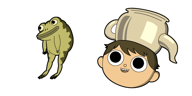 Over The Garden Wall Gregory and Frogcustom cursor pack