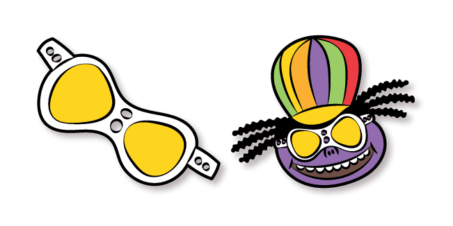 PaRappa the Rapper MC King Kong Mushicustom cursor pack