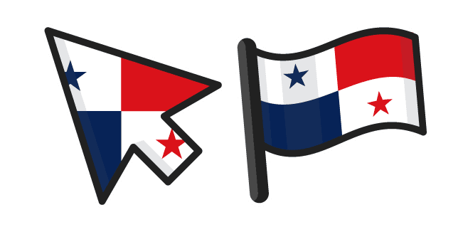 Panama Flagcustom cursor pack