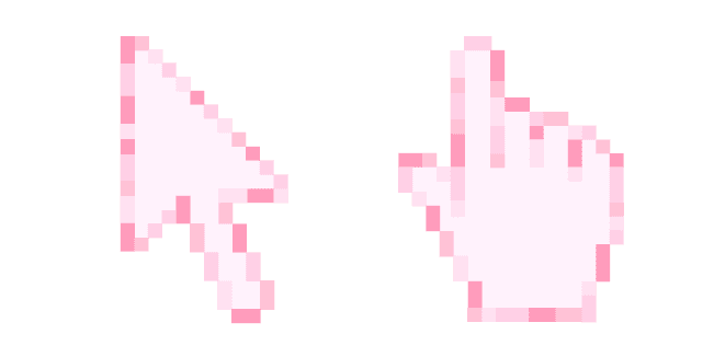 Pink Sakura Blossom Pixelcustom cursor pack