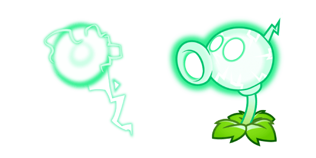 Plants vs. Zombies Electric Peashootercustom cursor pack